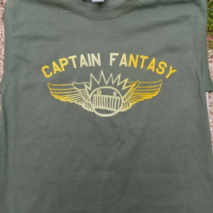 WEEN - Captain Fantasy - Army Green T-shirt