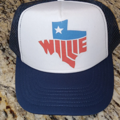 Willie Nelson - Texas - Blue Trucker Hat