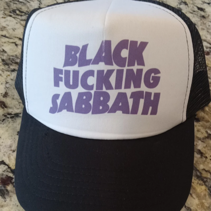 Ozzy Osbourne Black Sabbath - Black trucker hat