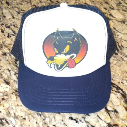 Jerry Garcia - Wolf - Navy Trucker Hat